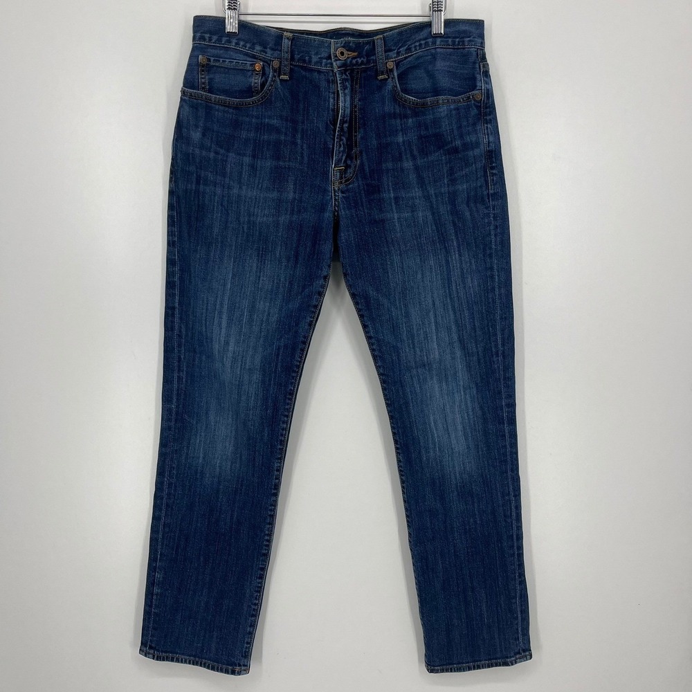 Lucky Brand 121 Heritage Slim Mens Jeans Blue Medium Wash 34x32 Denim Pants